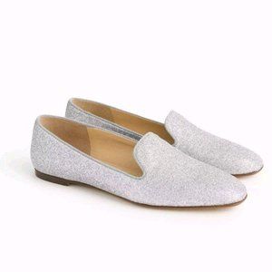 JCrew Glitter Smoking Slipper